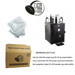 DEMKAN 5 KG DEMLİK PREMİUM POŞET ÇAY (40 GRAM)