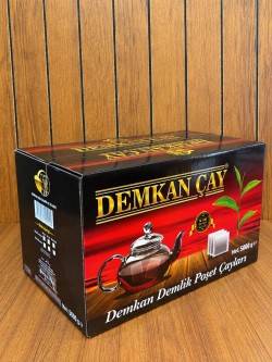 DEMKAN 5 KG DEMLİK PREMİUM POŞET ÇAY (40 GRAM) AROMALI-DUVAR SAATİ HEDİYELİ