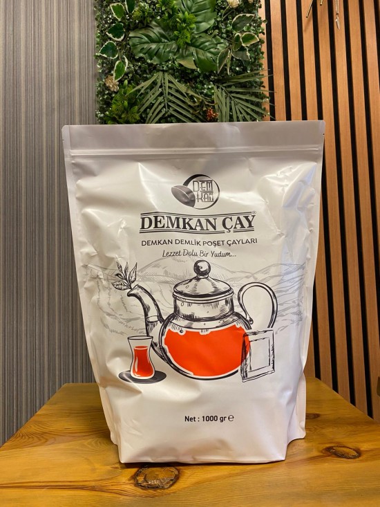 DEMKAN ÇAY BERGAMOTLU DEMLİK POŞET ÇAY (10GRLIK) 1 KG 