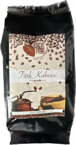 DEMKAN 500 GR TÜRK KAHVESİ TAŞ DEĞİRMENDE ÖĞÜTÜLMÜŞ 