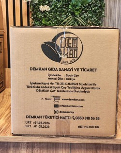DEMKAN 10 KG (40GRLIK) DEMLİK POŞET ÇAY BERGAMOT AROMALI