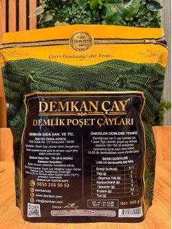 DEMKAN EV TİPİ (5GR) BERGAMOT AROMALI  DEMLİK POŞET ÇAY 2'Lİ KAMPANYA (2*500GR)