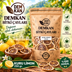 DEMKAN KURUTULMUŞ DİLİM LİMON 250 GR